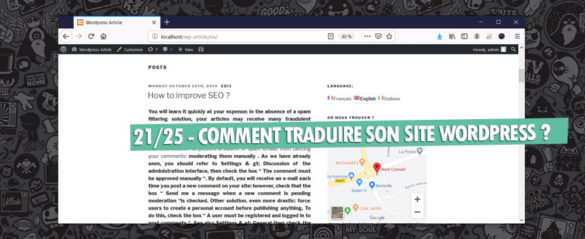 Comment Traduire Son Site Wordpress